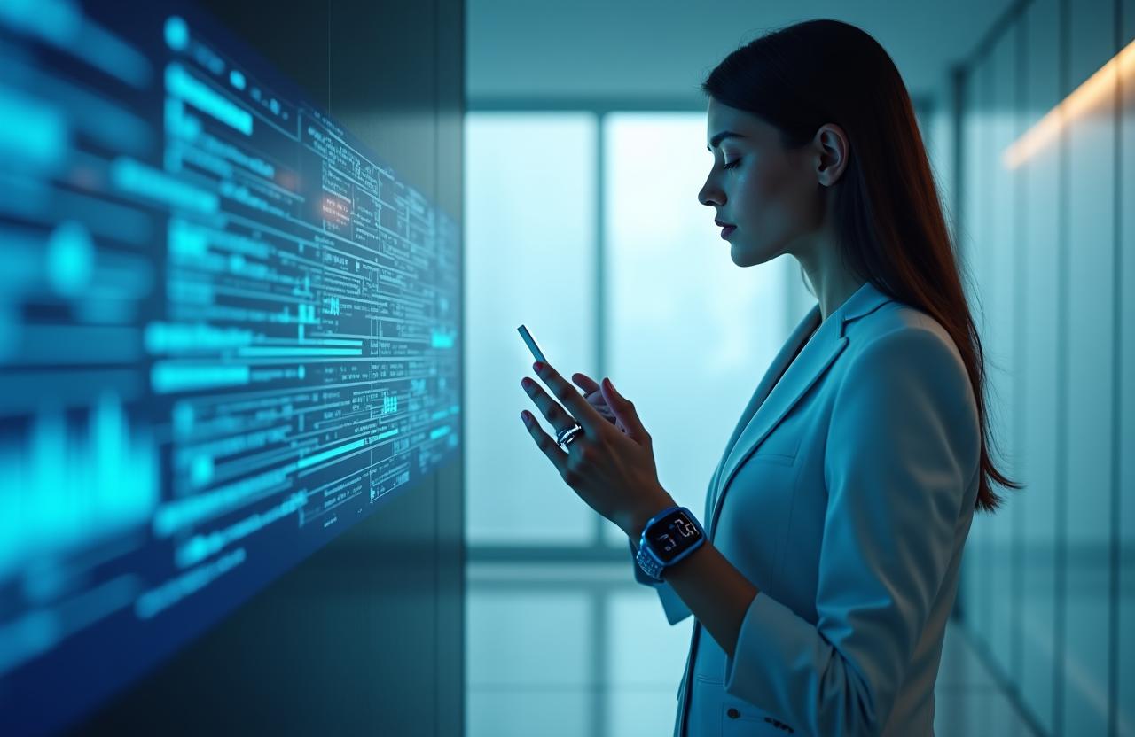 Modernes Wellness-Technologie-Konzept